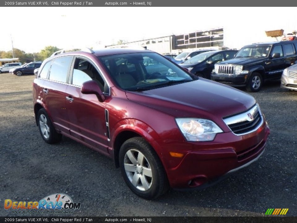 2009 Saturn VUE XR V6 Chili Pepper Red / Tan Photo #3