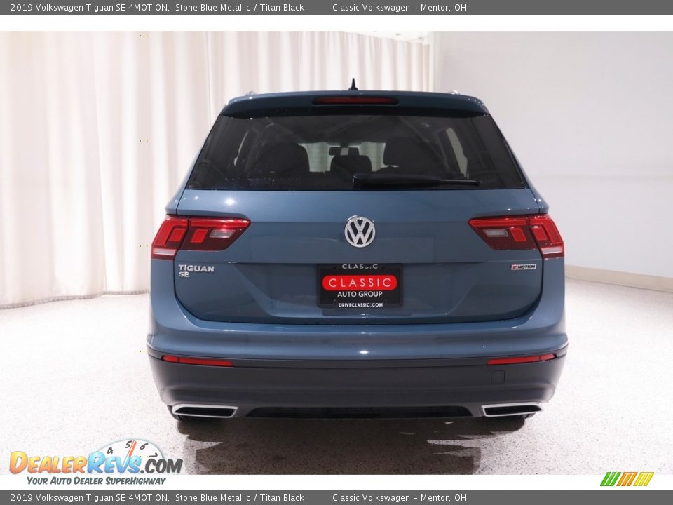 2019 Volkswagen Tiguan SE 4MOTION Stone Blue Metallic / Titan Black Photo #17