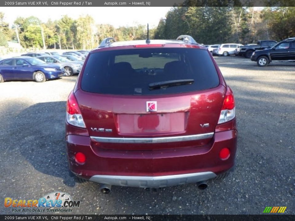 2009 Saturn VUE XR V6 Chili Pepper Red / Tan Photo #5