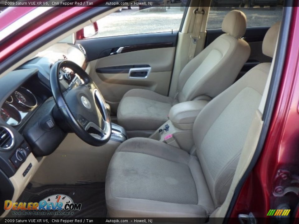 2009 Saturn VUE XR V6 Chili Pepper Red / Tan Photo #7