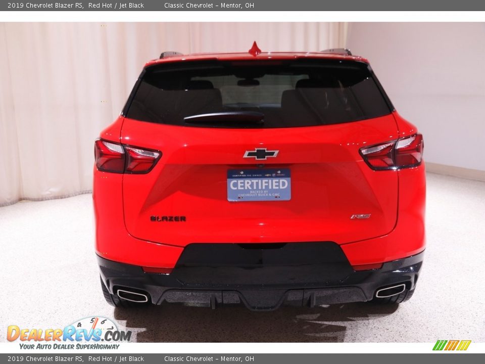 2019 Chevrolet Blazer RS Red Hot / Jet Black Photo #18