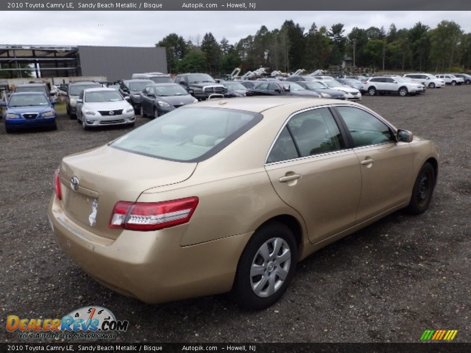 2010 Toyota Camry LE Sandy Beach Metallic / Bisque Photo #6