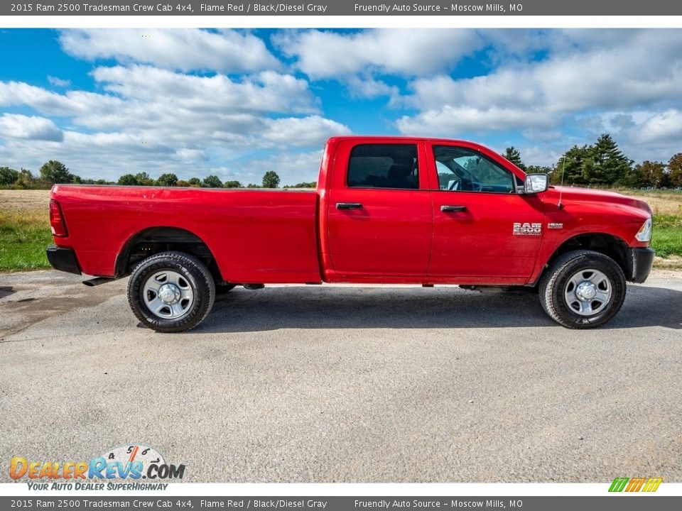 Flame Red 2015 Ram 2500 Tradesman Crew Cab 4x4 Photo #3