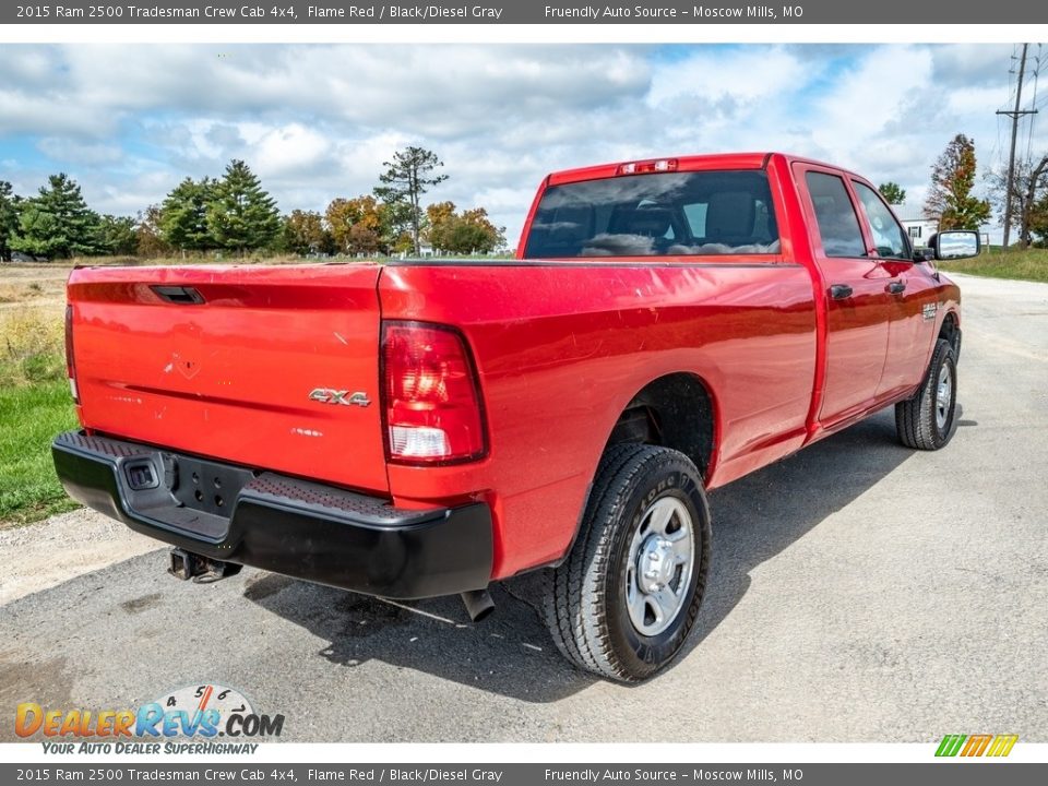 Flame Red 2015 Ram 2500 Tradesman Crew Cab 4x4 Photo #4