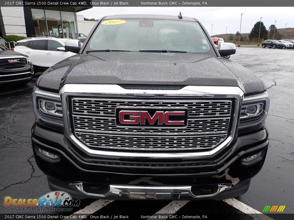 Onyx Black 2017 GMC Sierra 1500 Denali Crew Cab 4WD Photo #3