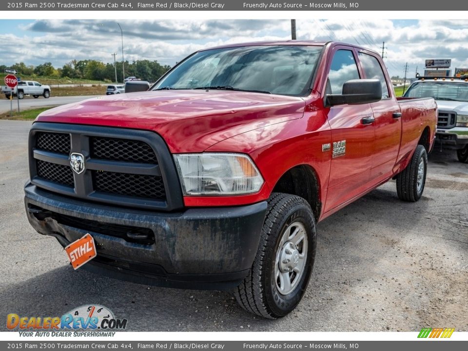 Flame Red 2015 Ram 2500 Tradesman Crew Cab 4x4 Photo #8