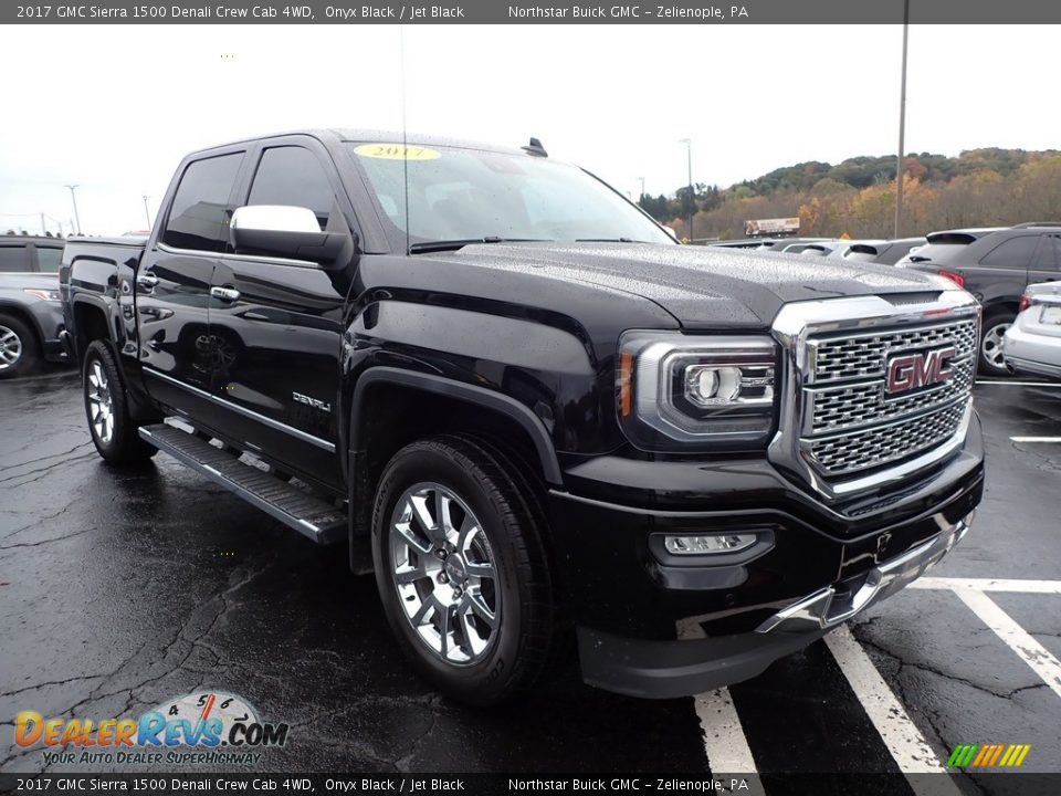 Onyx Black 2017 GMC Sierra 1500 Denali Crew Cab 4WD Photo #4