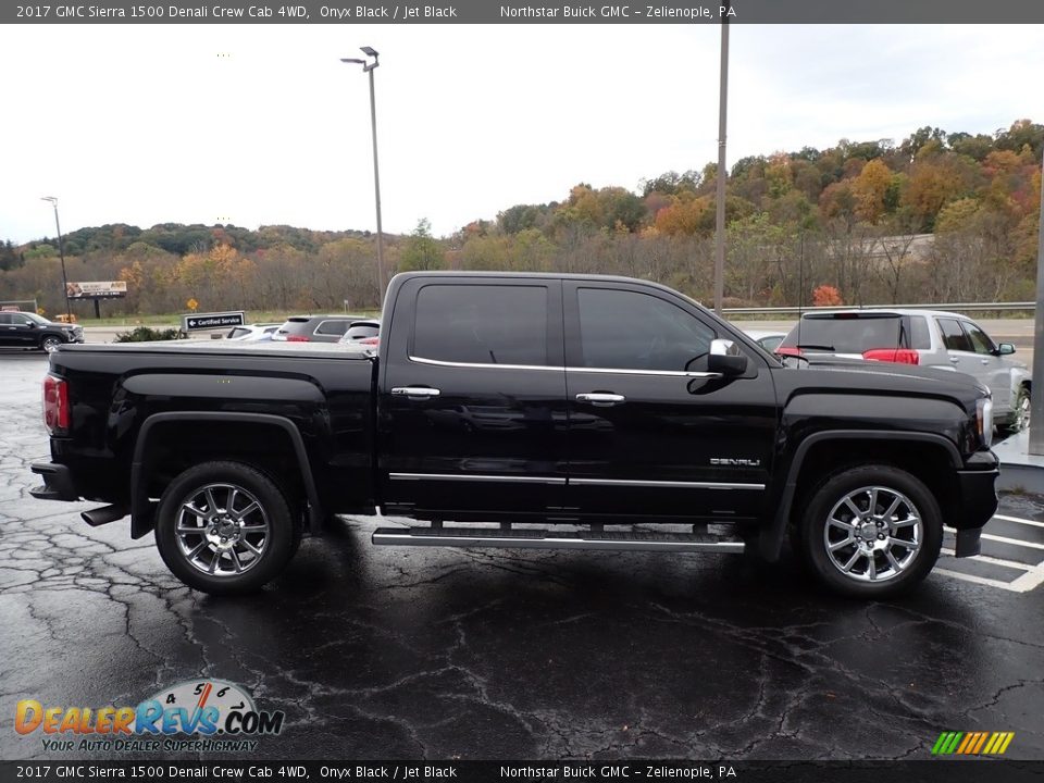 Onyx Black 2017 GMC Sierra 1500 Denali Crew Cab 4WD Photo #5