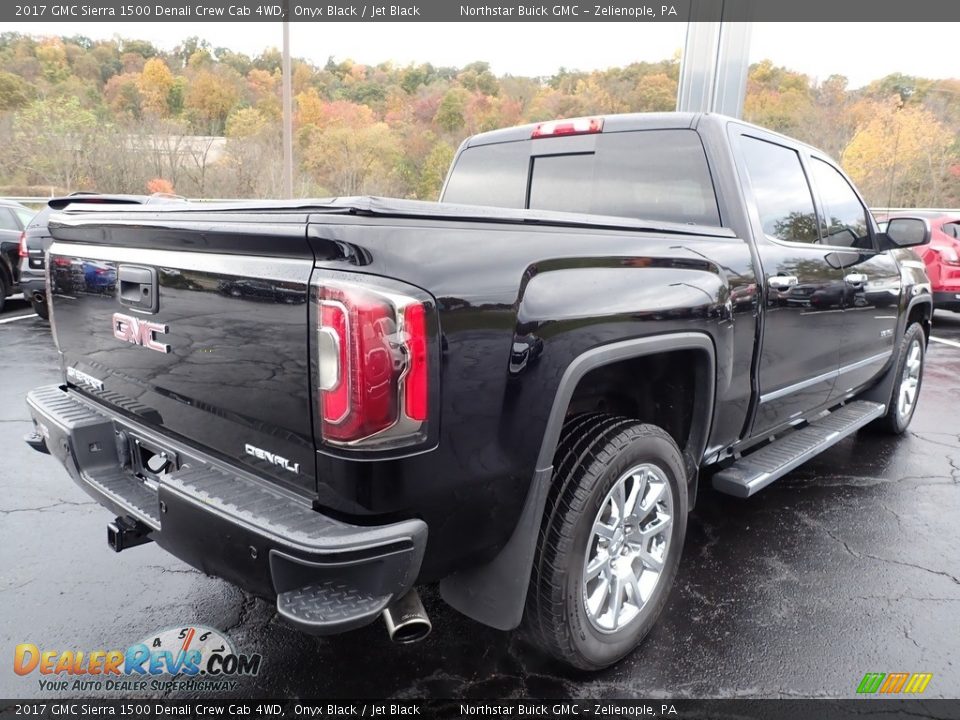 Onyx Black 2017 GMC Sierra 1500 Denali Crew Cab 4WD Photo #8