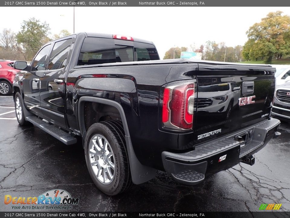 Onyx Black 2017 GMC Sierra 1500 Denali Crew Cab 4WD Photo #10