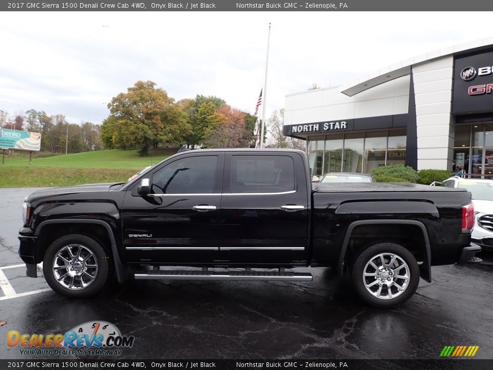 Onyx Black 2017 GMC Sierra 1500 Denali Crew Cab 4WD Photo #11