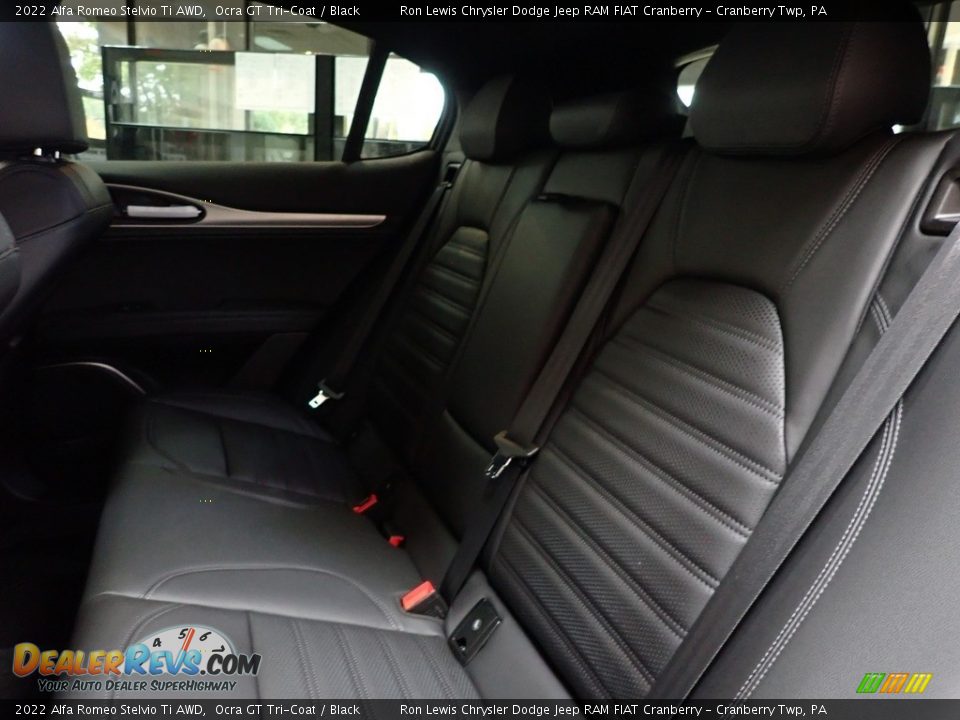 Rear Seat of 2022 Alfa Romeo Stelvio Ti AWD Photo #12