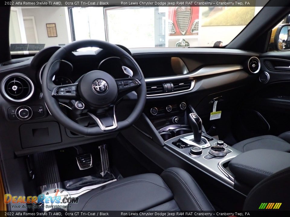 Front Seat of 2022 Alfa Romeo Stelvio Ti AWD Photo #13