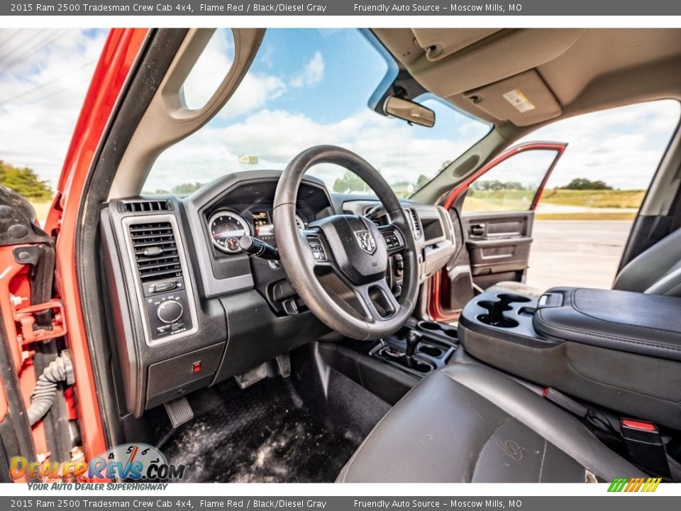 2015 Ram 2500 Tradesman Crew Cab 4x4 Flame Red / Black/Diesel Gray Photo #20