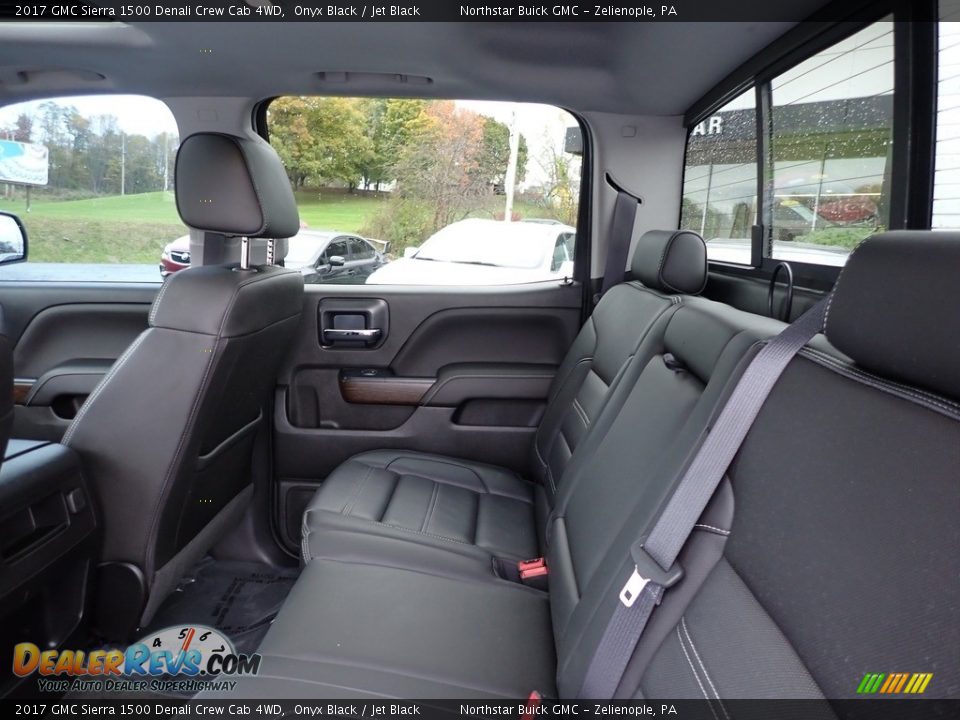 Rear Seat of 2017 GMC Sierra 1500 Denali Crew Cab 4WD Photo #16