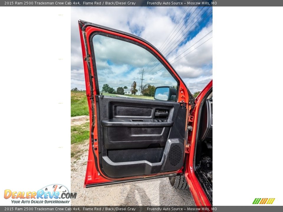 2015 Ram 2500 Tradesman Crew Cab 4x4 Flame Red / Black/Diesel Gray Photo #21
