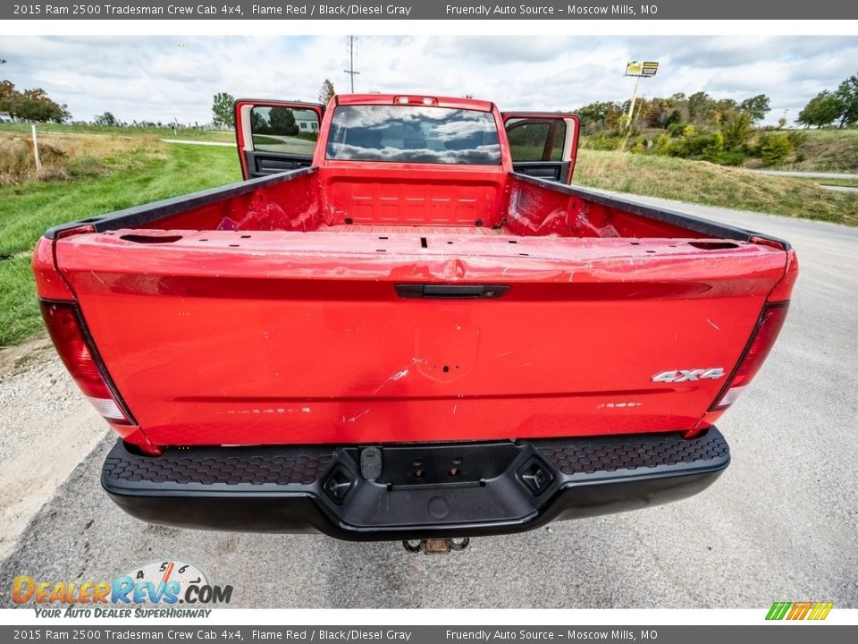 2015 Ram 2500 Tradesman Crew Cab 4x4 Flame Red / Black/Diesel Gray Photo #24