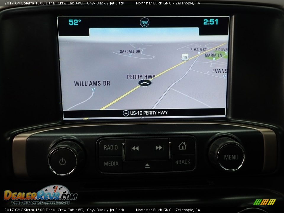 Navigation of 2017 GMC Sierra 1500 Denali Crew Cab 4WD Photo #22