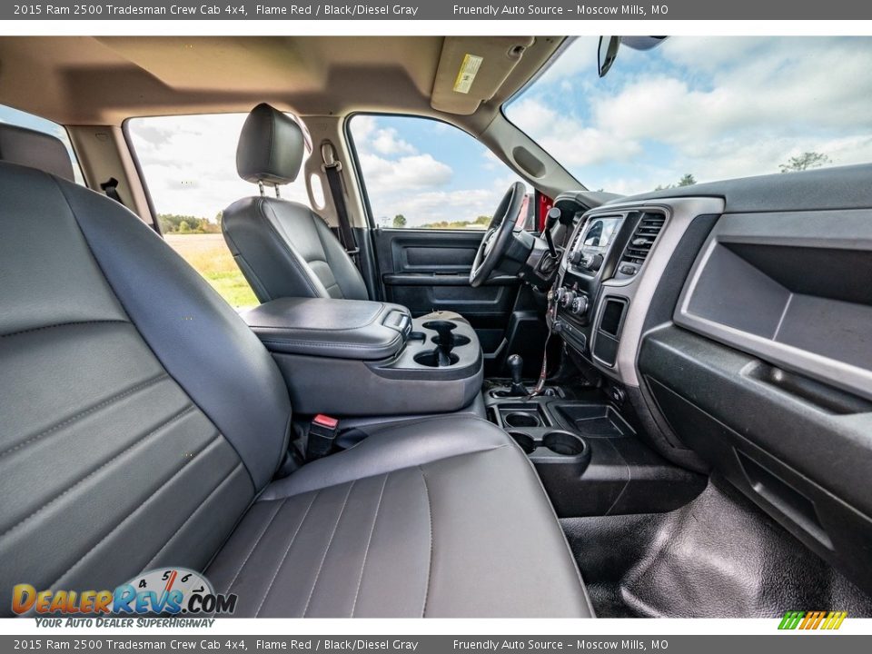 Front Seat of 2015 Ram 2500 Tradesman Crew Cab 4x4 Photo #29