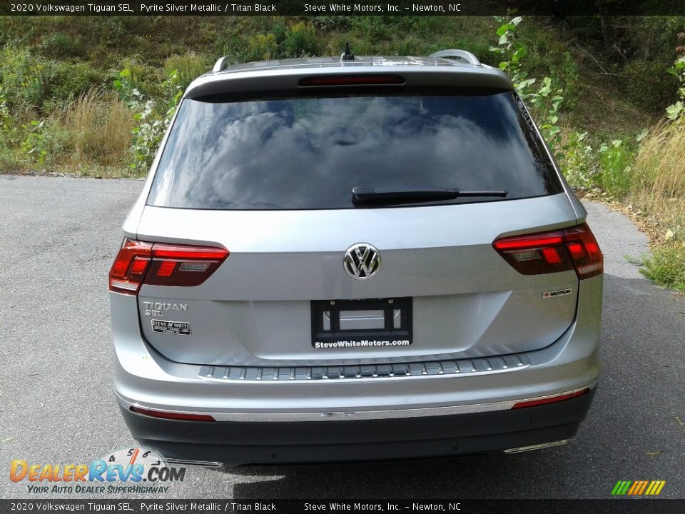2020 Volkswagen Tiguan SEL Pyrite Silver Metallic / Titan Black Photo #8