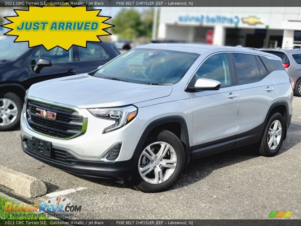 2021 GMC Terrain SLE Quicksilver Metallic / Jet Black Photo #1