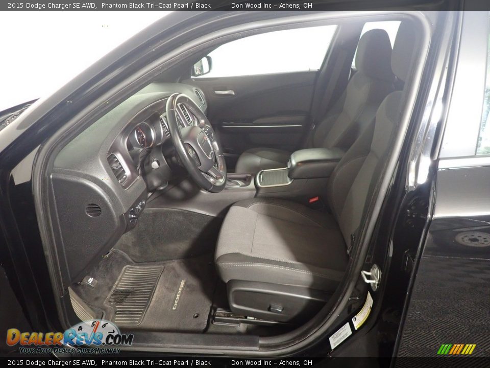 2015 Dodge Charger SE AWD Phantom Black Tri-Coat Pearl / Black Photo #21