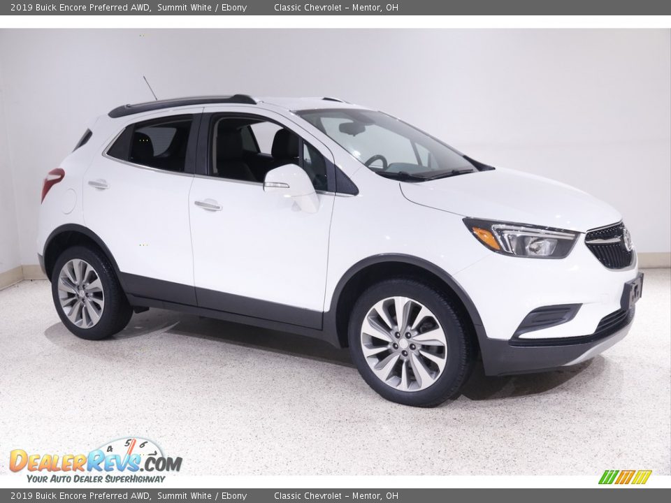 2019 Buick Encore Preferred AWD Summit White / Ebony Photo #1