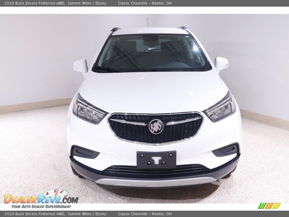 2019 Buick Encore Preferred AWD Summit White / Ebony Photo #2