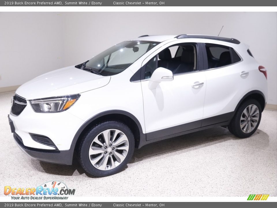 2019 Buick Encore Preferred AWD Summit White / Ebony Photo #3