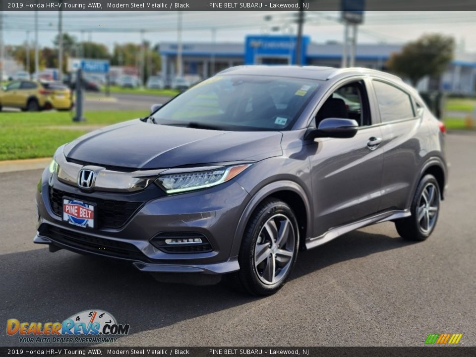 2019 Honda HR-V Touring AWD Modern Steel Metallic / Black Photo #1