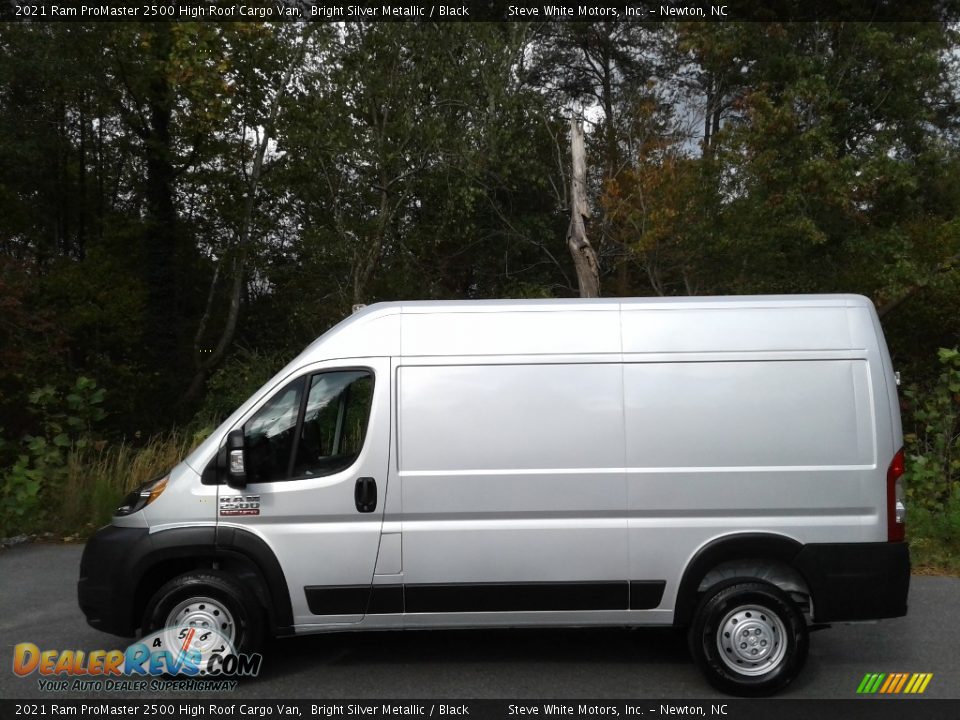 Bright Silver Metallic 2021 Ram ProMaster 2500 High Roof Cargo Van Photo #1