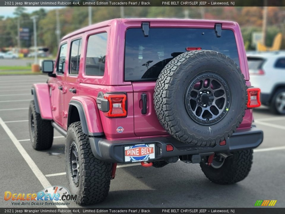 2021 Jeep Wrangler Unlimited Rubicon 4x4 Limited Edition Tuscadero Pearl / Black Photo #6