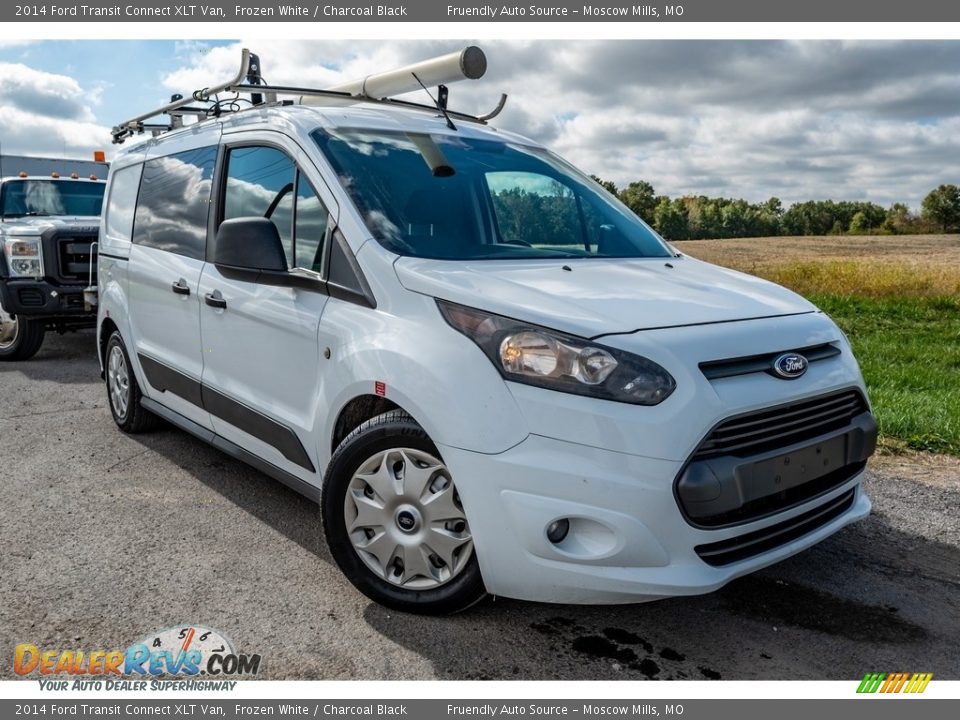 2014 Ford Transit Connect XLT Van Frozen White / Charcoal Black Photo #1