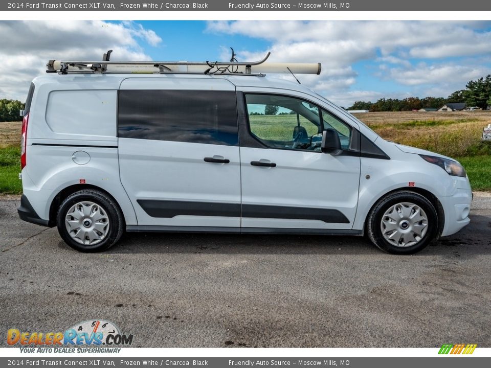 2014 Ford Transit Connect XLT Van Frozen White / Charcoal Black Photo #3