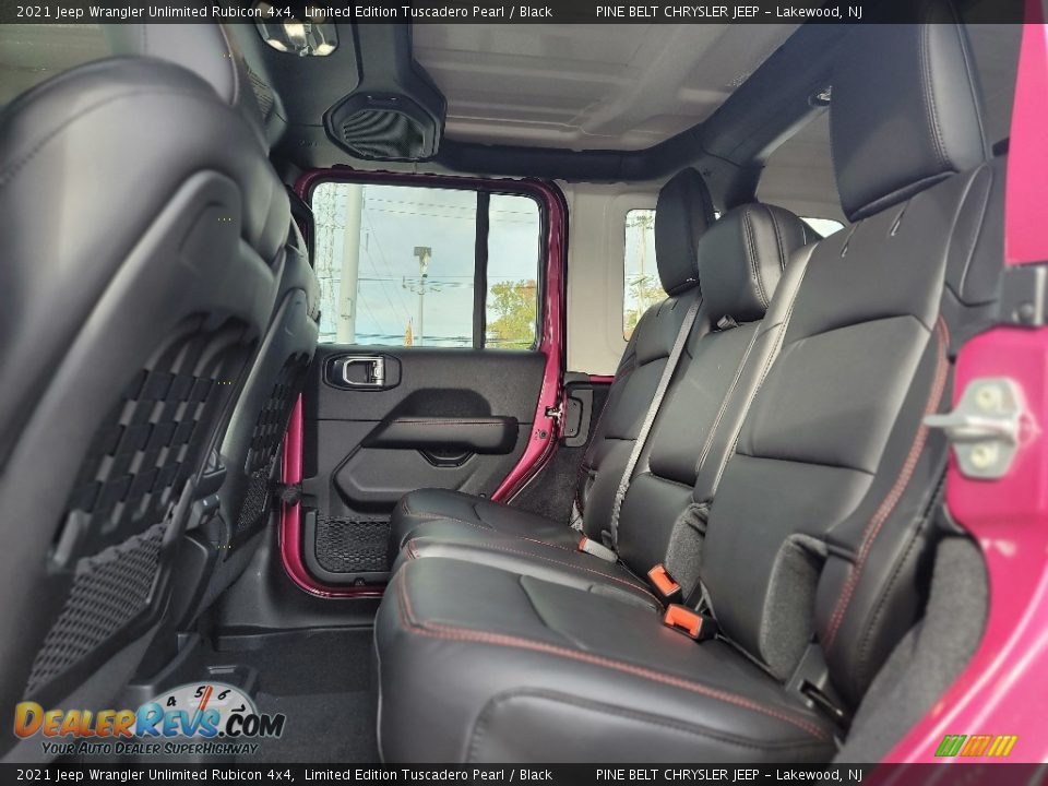 Rear Seat of 2021 Jeep Wrangler Unlimited Rubicon 4x4 Photo #10