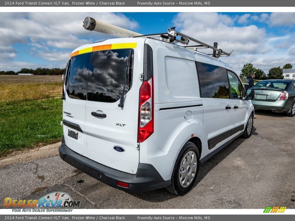 2014 Ford Transit Connect XLT Van Frozen White / Charcoal Black Photo #4