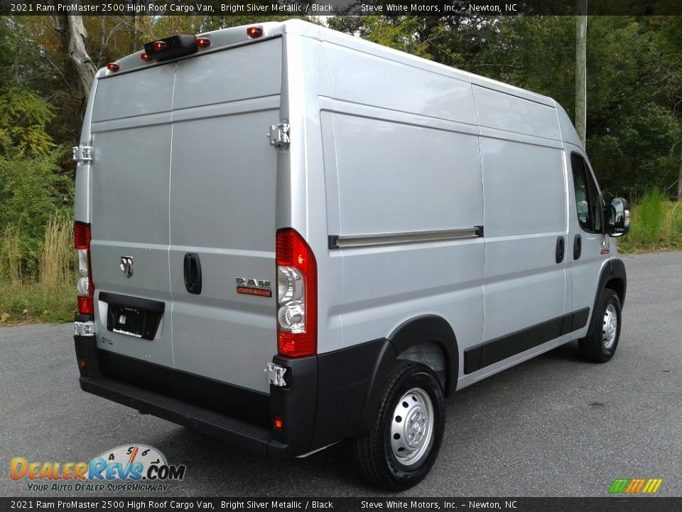 2021 Ram ProMaster 2500 High Roof Cargo Van Bright Silver Metallic / Black Photo #6