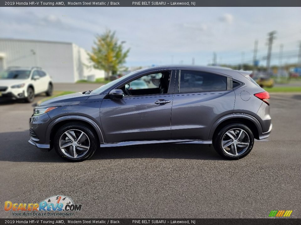 2019 Honda HR-V Touring AWD Modern Steel Metallic / Black Photo #16