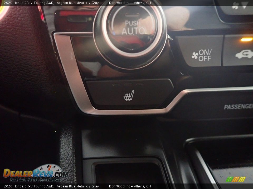 2020 Honda CR-V Touring AWD Aegean Blue Metallic / Gray Photo #3
