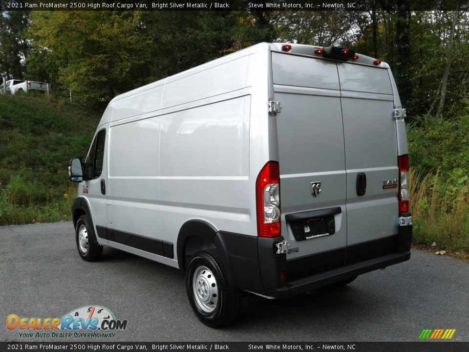 2021 Ram ProMaster 2500 High Roof Cargo Van Bright Silver Metallic / Black Photo #8