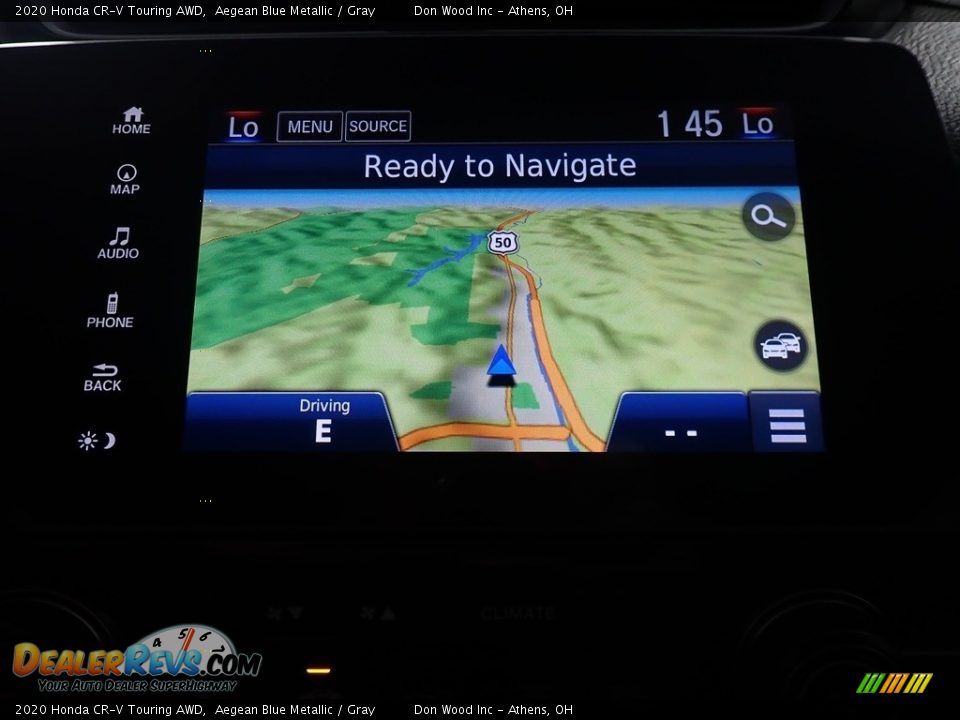 2020 Honda CR-V Touring AWD Aegean Blue Metallic / Gray Photo #4