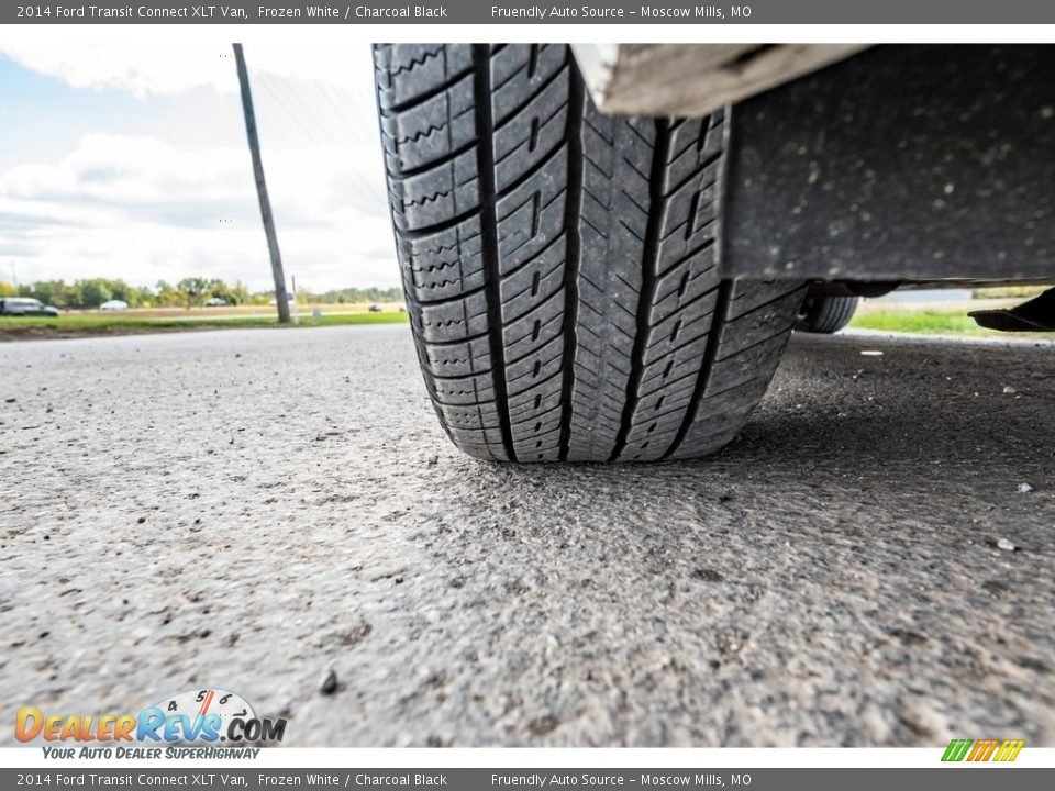 2014 Ford Transit Connect XLT Van Frozen White / Charcoal Black Photo #11