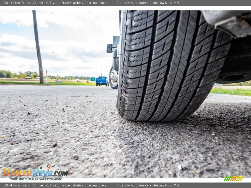 2014 Ford Transit Connect XLT Van Frozen White / Charcoal Black Photo #12