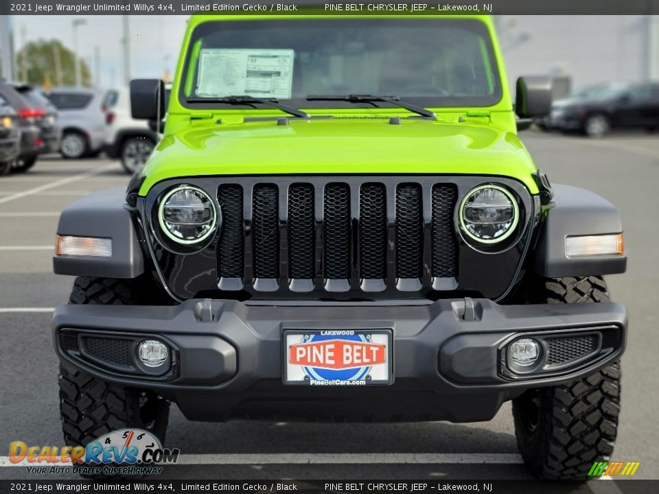 2021 Jeep Wrangler Unlimited Willys 4x4 Limited Edition Gecko / Black Photo #3