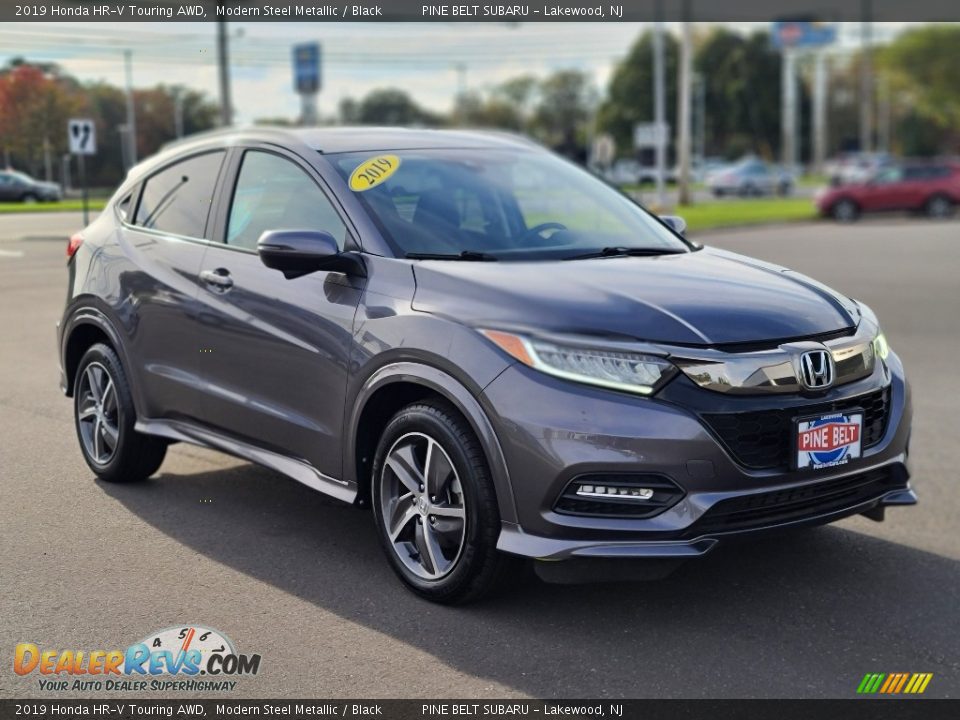 2019 Honda HR-V Touring AWD Modern Steel Metallic / Black Photo #22