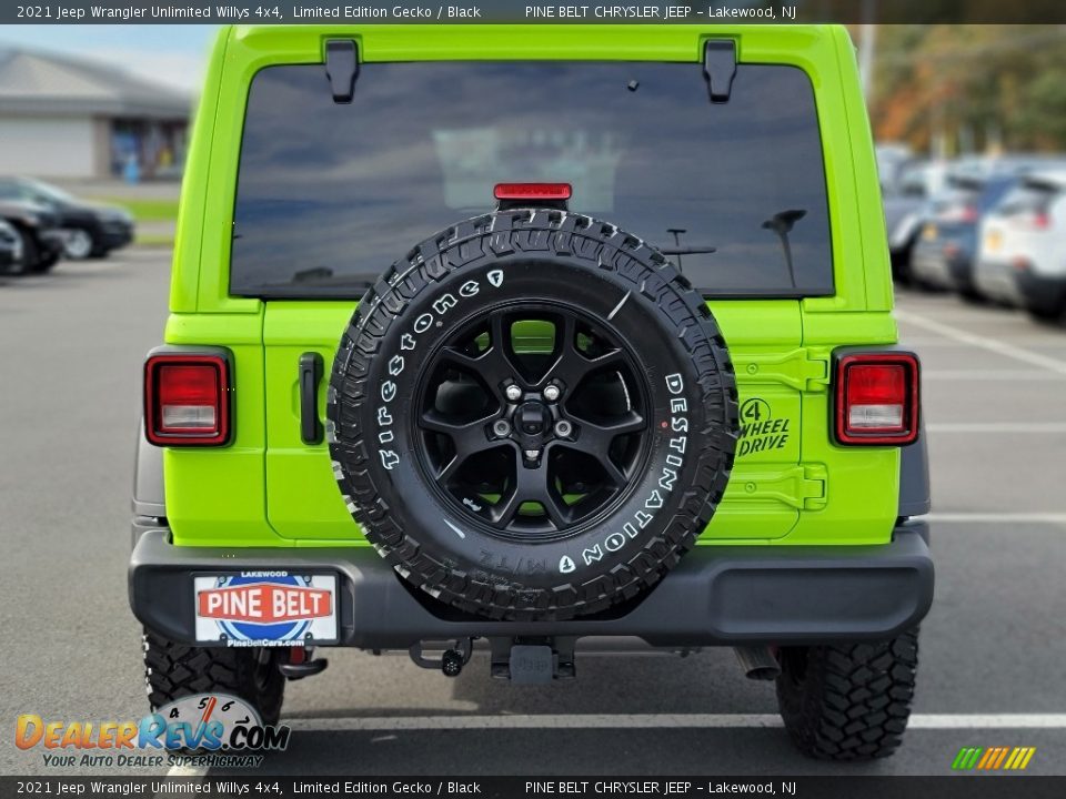 2021 Jeep Wrangler Unlimited Willys 4x4 Limited Edition Gecko / Black Photo #7