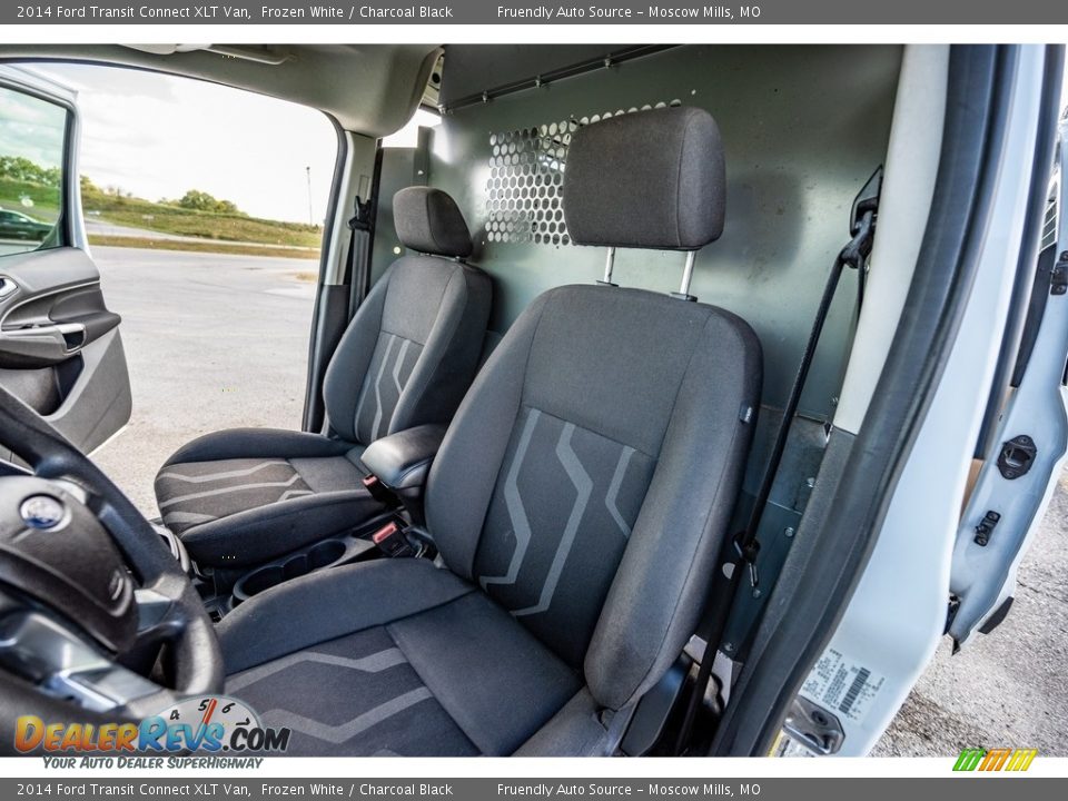 2014 Ford Transit Connect XLT Van Frozen White / Charcoal Black Photo #17