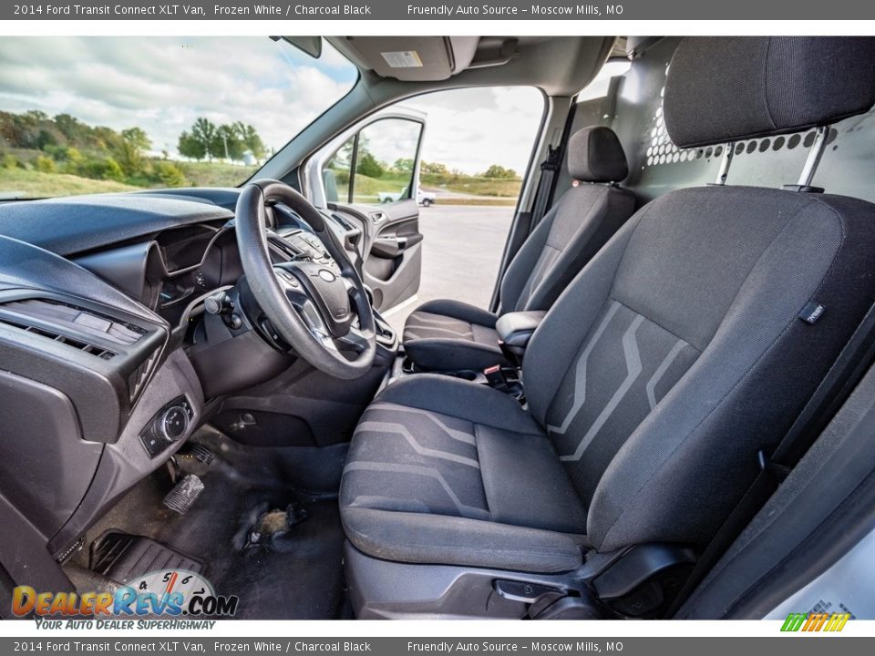 2014 Ford Transit Connect XLT Van Frozen White / Charcoal Black Photo #18