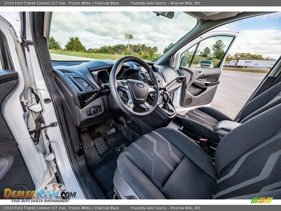 2014 Ford Transit Connect XLT Van Frozen White / Charcoal Black Photo #19