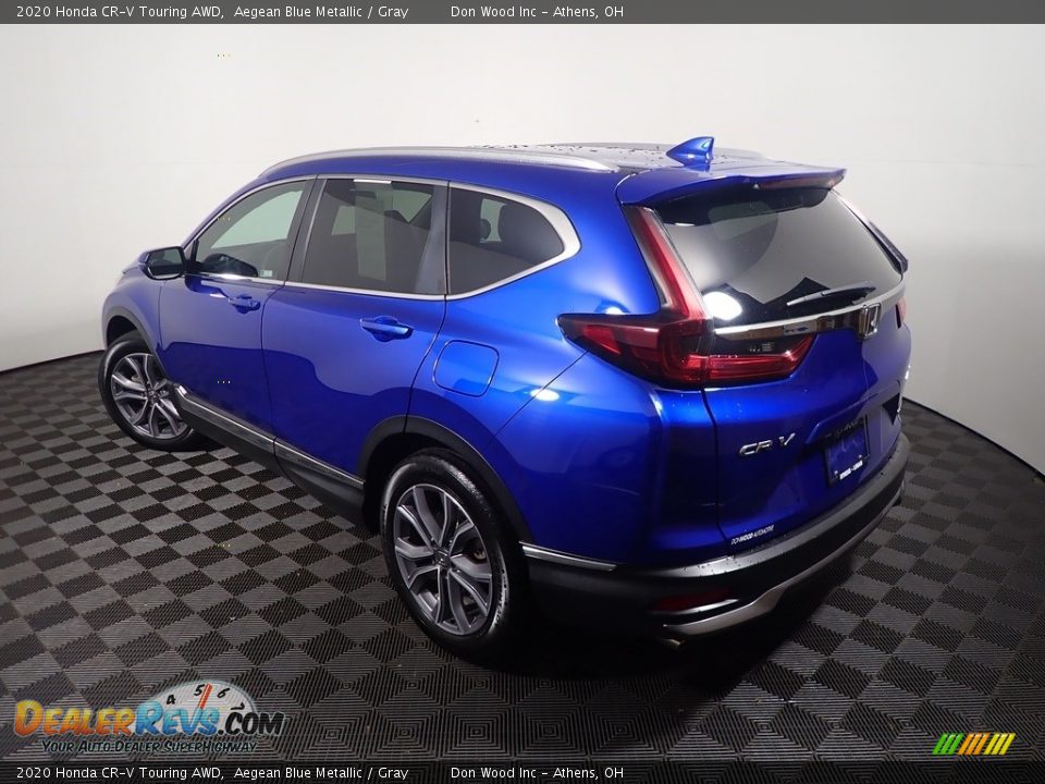 2020 Honda CR-V Touring AWD Aegean Blue Metallic / Gray Photo #15